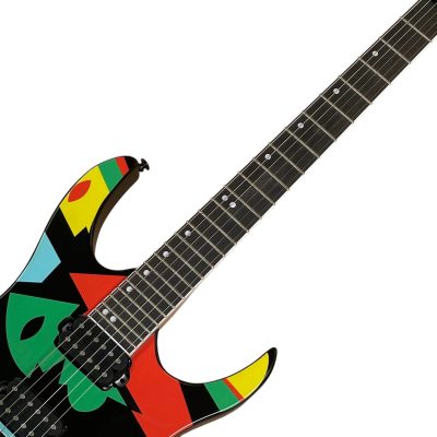Custom Axis JPM100 Abstract Petrucci Design Picasso Electric Guitar Ebony Fretboard - Image 11