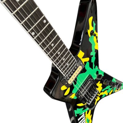 Custom Aurelius Dimebag Trend Alien Skull Camo Floyd Rose Tremolo Guitar - Image 11