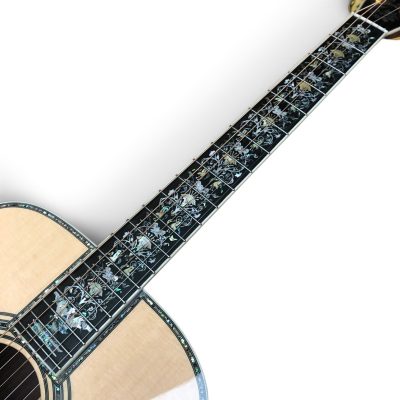 Custom Vertex Tree of Life Solid Spruce Top D45 Acoustic Electric Guitar Fishman EQ - Image 2