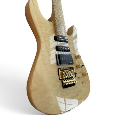 Custom Race Phil Collen PC1 Natural Quilted Maple Top Guitar Floyd Rose Tremolo - Image 5