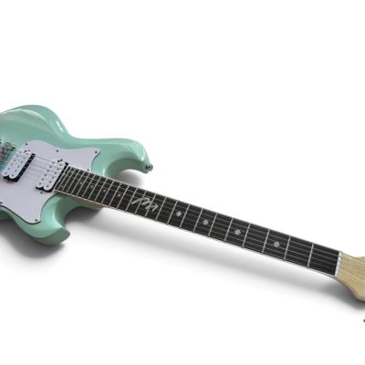 Custom Obsidian Ultratone Surf Green Finish Guitar - Image 4