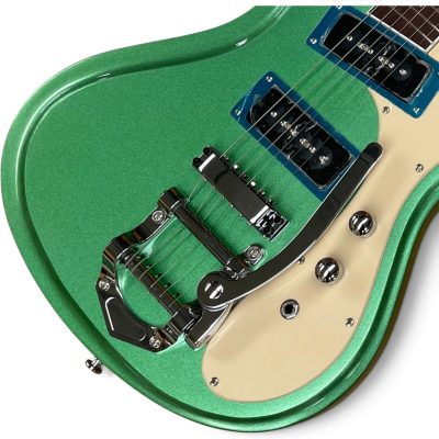 Custom Sapphire Ventures Metallic Green Johnny Guitar Tremolo - Image 14