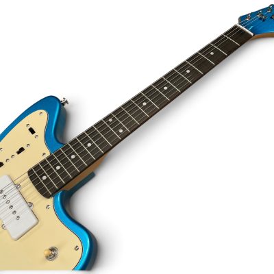 Custom Regent Lake Placid Blue Jaguar Lee Ranaldo Finish 6 String Electric Guitar P90 - Image 8