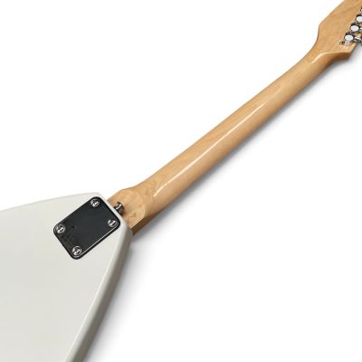 Custom Pyrite Mark III Brian Jones White Teardrop 6 String Electric Guitar - Image 2