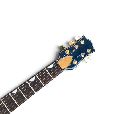 Custom Sovereign Jupiter Thunderbird Billy Bo Cerulean Blue Prism Guitar Bigsby Tremolo - Image 4