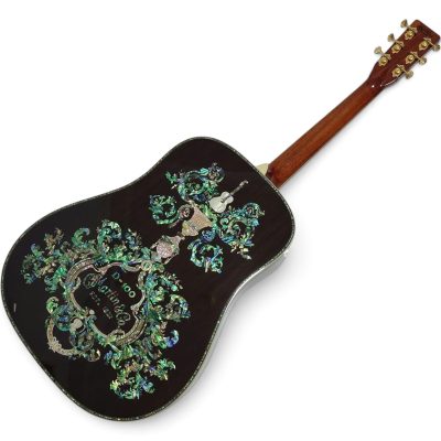 Custom Vertex D100 Natural Solid Spruce Top Dreadnought Acoustic Electric Guitar Fishman Pickups - Image 4