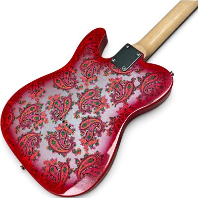 Custom Regent Pink Red Paisley 12 String Electric Guitar - Image 7