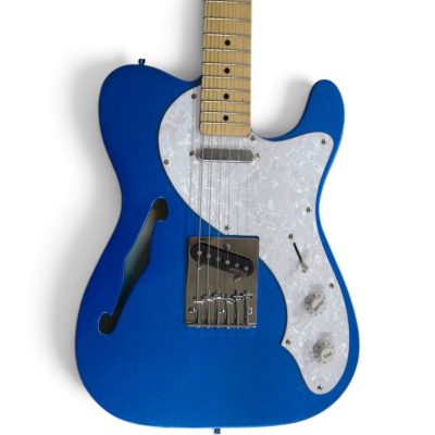 Custom Regent Tab Thinline Fhole Blue Electric Guitar