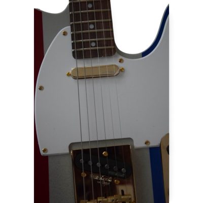 Custom Regent Buck Owens Red Blue Silver Finish Guitar - Image 5