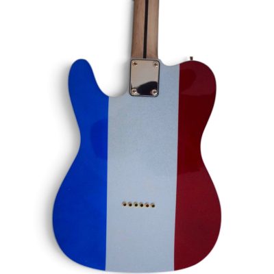 Custom Regent Buck Owens Red Blue Silver Finish Guitar - Image 2