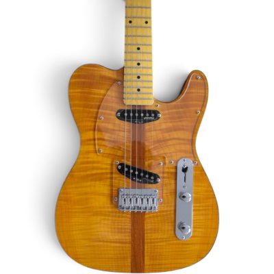 Custom Regent TV Yellow Flamed Maple Top Anderson Mad Cat Guitar