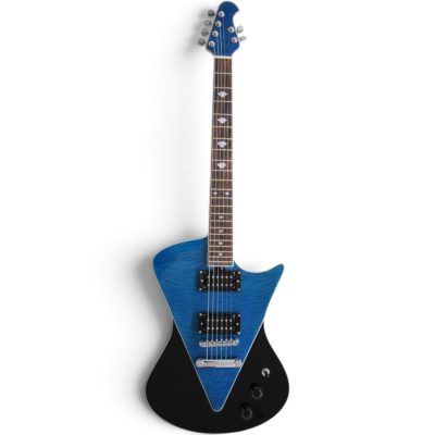 Custom Aether Armada Black Blue Opaque Guitar - Image 7