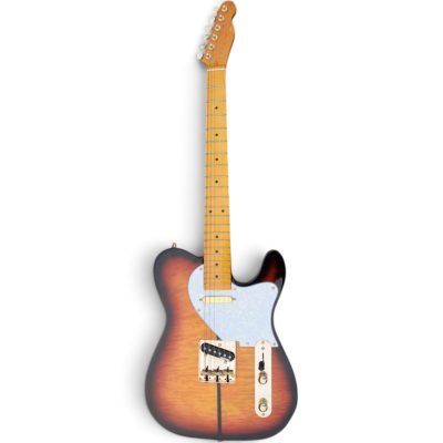 Custom Regent Merle Haggard Tuff Dog Sunburst Quilted Maple Top Electric Guitar 7.25 Inch Radius - Image 3