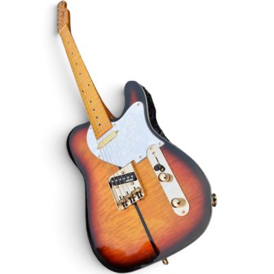 Custom Regent Merle Haggard Tuff Dog Sunburst Quilted Maple Top Electric Guitar 7.25 Inch Radius - Image 7