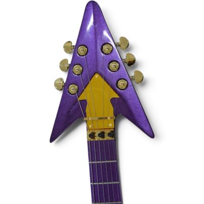 Custom Ember Prince Metallic Love Purple Finish Electric Guitar Floyd Rose Tremolo - Image 4