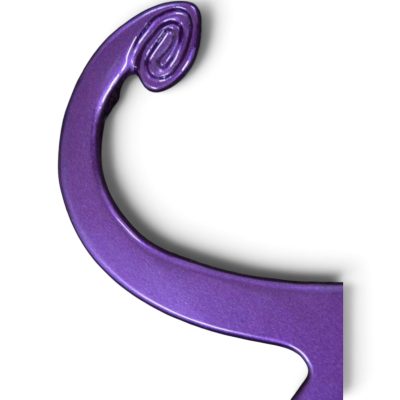 Custom Ember Prince Metallic Love Purple Finish Electric Guitar Floyd Rose Tremolo - Image 13