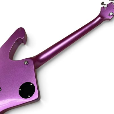 Custom Axis Iceman Paul Stanley Floyd Rose Tremolo Guitar Metallic Purple White Stars - Image 2