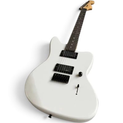 Custom Regent Jim Root Arctic White Finish Jazzmaster Guitar HH Pickups - Image 7