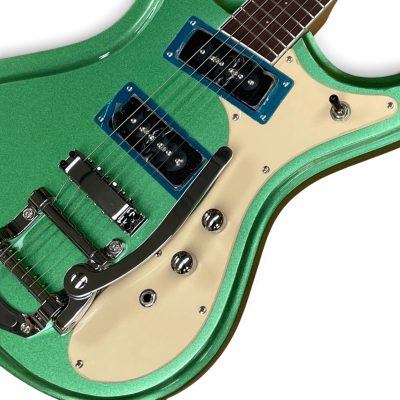 Custom Sapphire Ventures Metallic Green Johnny Guitar Tremolo - Image 13