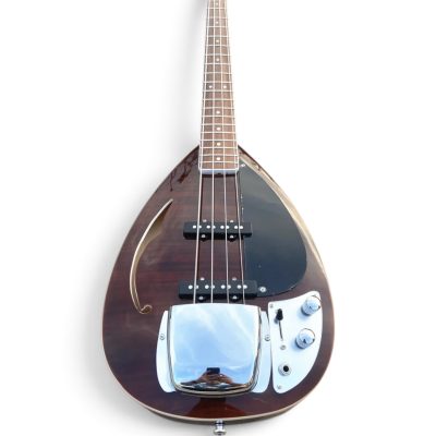 Custom Pyrite Walnut Translucent Dark Stain Mark IV Bill Wyman Teardrop 4 String Bass