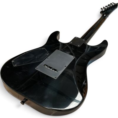 Custom Obsidian Hand Painted Black White Zombie Graphic Kirk Hammett Electric Guitar - Image 9