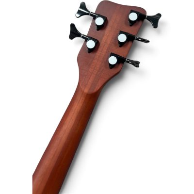 Custom Pulse Thumb Ryan BO Natural Transparent Satin Ovangkol 5 String Bass - Image 4