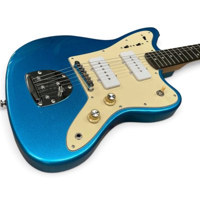 Custom Regent Lake Placid Blue Jaguar Lee Ranaldo Finish 6 String Electric Guitar P90 - Image 6