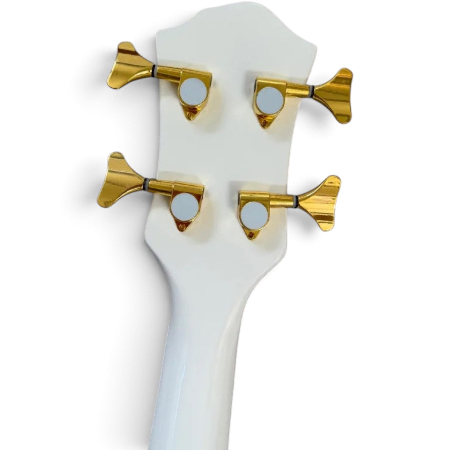 Custom Norturne Nikki Mockingbird White Finish Legacy 4 String Bass - Image 4