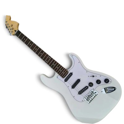 Custom Regent White Ritchie Blackmore Scalloped Rosewood Fingerboard Electric Guitar - Image 5