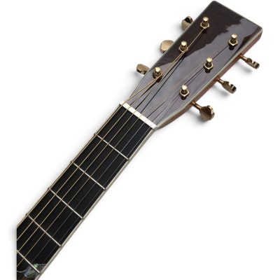 Custom Vertex Hummingbird And Lily Solid Spruce Top D45 Acoustic Electric Guitar Fishman EQ - Image 6