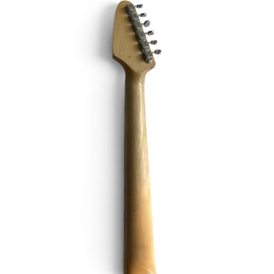 Custom Pyrite Phantom VI Vintage White Ian Curtis Teardrop 6 String Guitar - Image 2