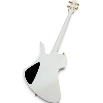 Custom Norturne Nikki Mockingbird White Finish Legacy 4 String Bass - Image 2