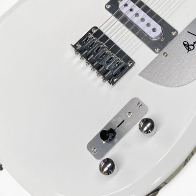 Custom Pyrite Mark III Brian Jones White Teardrop 6 String Guitar - Image 13