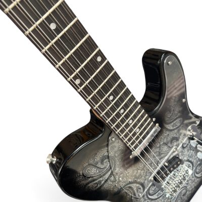 Custom Regent Black Paisley 12 String Electric Guitar - Image 6