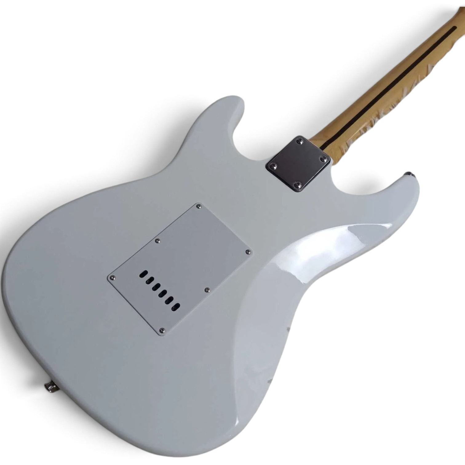 Custom Regent White Ritchie Blackmore Scalloped Rosewood Fingerboard Electric Guitar - Image 2