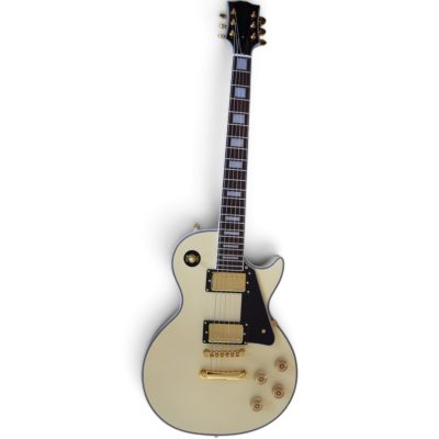Custom Crown Cream Marc Bolan Randy Finish Electric Guitar - Image 4