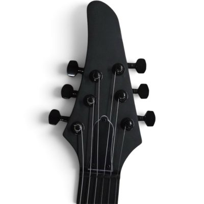 Custom Onyx Regius Matte Gray Quilted Maple Top 6 String Electric Guitar - Image 5