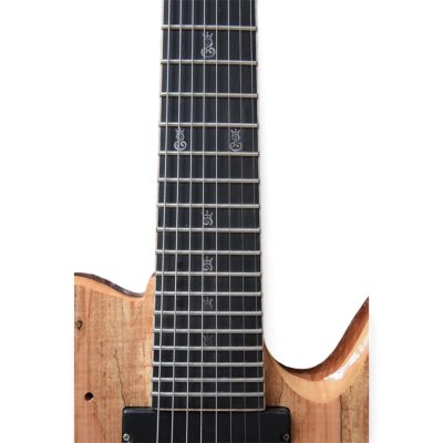 Custom Vesper Languedoc Region Natural Burl Top Finish 8 String Guitar - Image 8