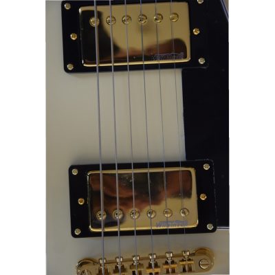 Custom Crown Cream Marc Bolan Randy Finish Electric Guitar - Image 9