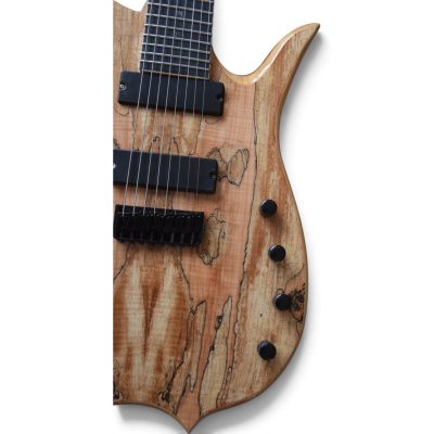 Custom Vesper Languedoc Region Natural Burl Top Finish 8 String Guitar - Image 11