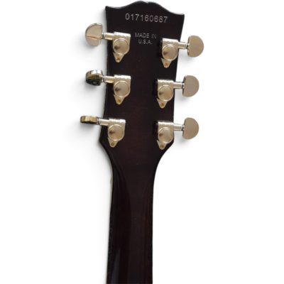 Custom Crown ES335 Bigsby Tailpiece Transparent Black Burst Ace Frehley Integrated LED Guitar - Image 10