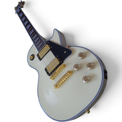 Custom Crown Cream Marc Bolan Randy Finish Electric Guitar - Image 2