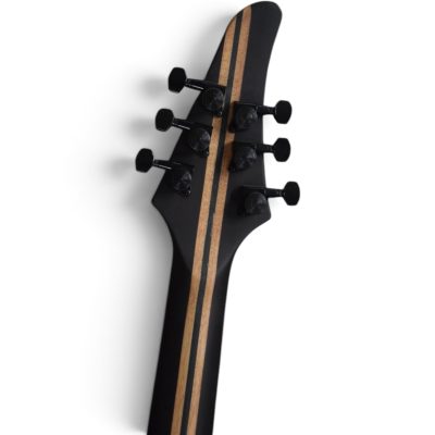 Custom Onyx Regius Matte Gray Quilted Maple Top 6 String Electric Guitar - Image 12