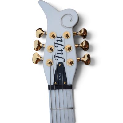 Custom Ember Prince Cloud Pearl White Guitar Stop Tailpiece - Image 4