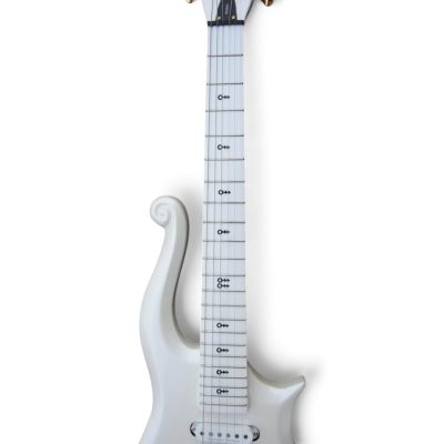 Custom Ember Prince Cloud Pearl White Guitar Stop Tailpiece - Image 5