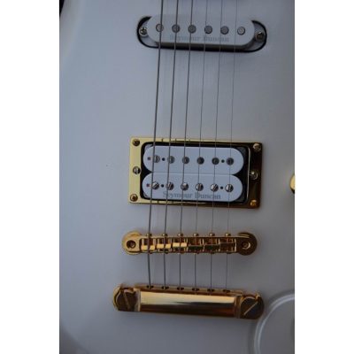 Custom Ember Prince Cloud Pearl White Guitar Stop Tailpiece - Image 7