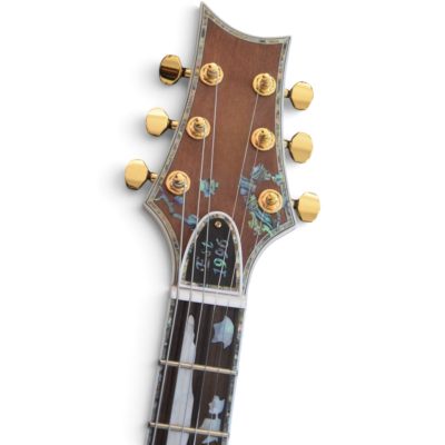 Custom Monarch Santana Singlecut Tiger Eye Burst Maple Top Guitar - Image 5