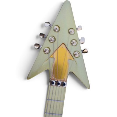 Custom Ember Prince Love Gold Electric Guitar Floyd Rose Tremolo - Image 4