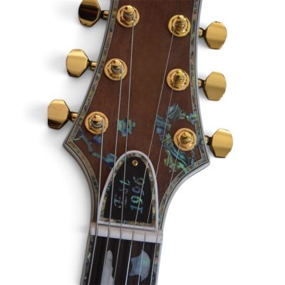Custom Monarch Santana Singlecut Tiger Eye Burst Maple Top Guitar - Image 6