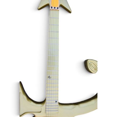 Custom Ember Prince Love Gold Electric Guitar Floyd Rose Tremolo - Image 6
